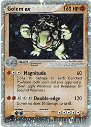 Pokemon EX Dragon Ultra Rare Card - Golem ex 91/97