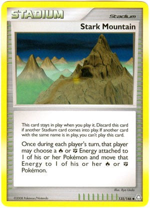 Pokemon Legends Awakened Uncommon Card - Stark Mountain 135/146