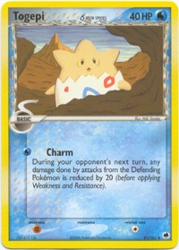 Pokemon EX Dragon Frontiers - Togepi Card