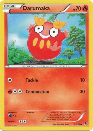 Pokemon Emerging Powers Common Card - Darumaka 20/98