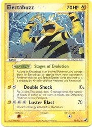 Pokemon EX Unseen Forces Rare Card - Electabuzz 22/115