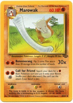 Pokemon Jungle Uncommon Card - Marowak 39/64