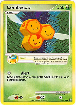 Pokemon Diamond and Pearl Stormfront Card - Combee (C)