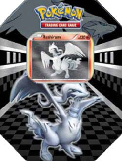 Pokemon Black & White Card Game Legends Tin Reshiram