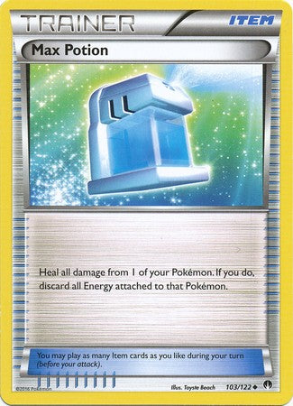 Max Potion 103/122 Uncommon - Pokemon XY Breakpoint Card