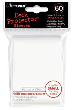 Ultra Pro Small Sized Sleeves - White (60 Card Sleeves)