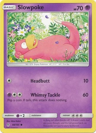 Slowpoke 48/145 Common - Pokemon Sun & Moon Guardians Rising Card
