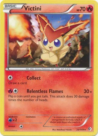 Victini 23/149 - Pokemon Boundaries Crossed Rare Card