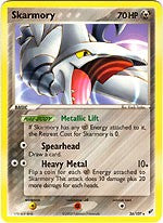 Pokemon EX Deoxys Rare Card - Skarmory 26/107