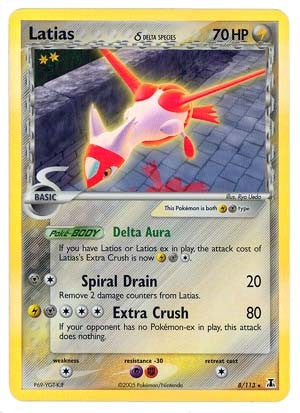 Pokemon EX Delta Species- Latias