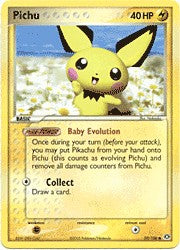Pokemon EX Emerald Common Card - Pichu 59/106