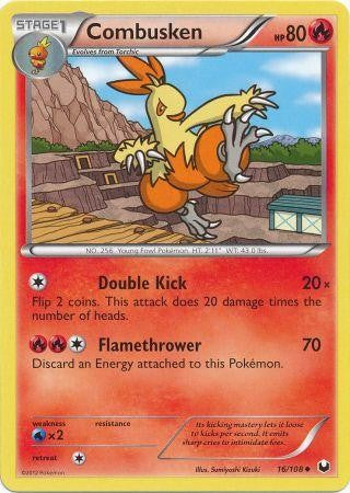 Pokemon Dark Explorers Uncommon Card - Combusken 16/108