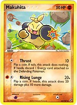 Pokemon EX Deoxys Common Card - Makuhita 65/107