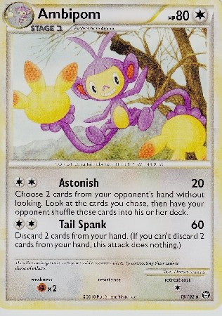 Pokemon Card HS Triumphant Ambipon Rare 13/102