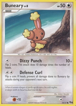 Pokemon Buneary 12/17 Common Promo Single Card