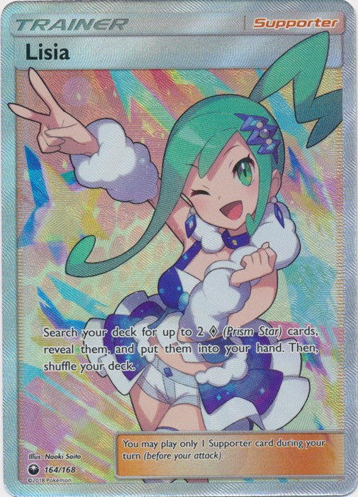 Lisia 164/168 Full Art - Celestial Storm SM7 Pokemon Card