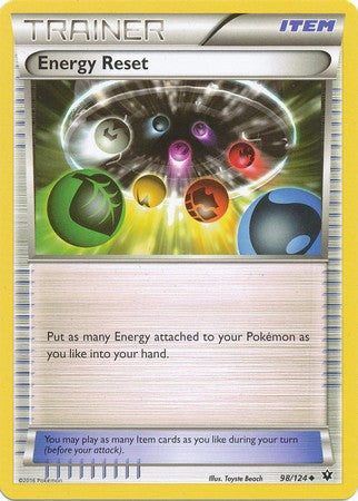 Energy Reset 98/124 Uncommon - Pokemon XY Fates Collide Card