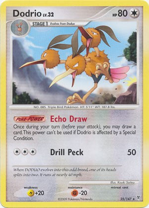 Pokemon Supreme Victors Rare Card - Dodrio 25/147