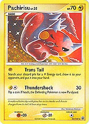Pokemon Diamond and Pearl Majestic Dawn- Pachirisu(Uncommon)