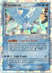 Pokemon EX Fire Red & Leaf Green Ultra Rare Card - Articuno ex 114/112