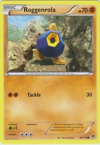 Roggenrola 48/119 - Common Pokemon XY Phantom Forces Card