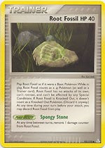 Pokemon EX Holon Phantoms - Root Fossil HP 40