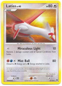Pokemon Diamond & Pearl Great Encounters - Latias (Rare) Card