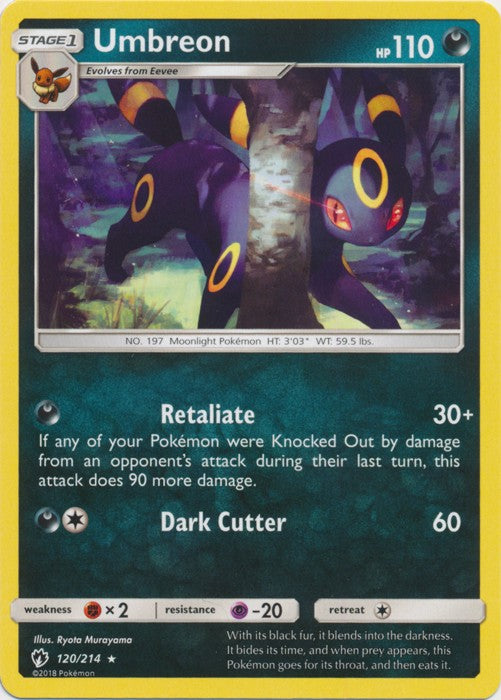 Umbreon - 120/214 Pokemon » SM Lost Thunder Rare
