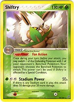 Pokemon EX Deoxys Rare Card - Shiftry 25/107