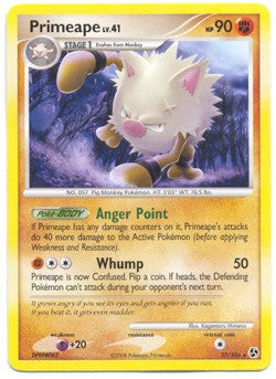 Pokemon Diamond & Pearl Great Encounters - Primeape (Rare) Card