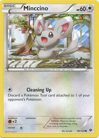 Minccino 86/124 Common - Pokemon XY Fates Collide Card