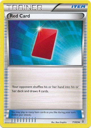 Red Card 71/83 Uncommon - Pokemon Generations Card