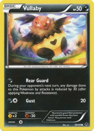 Pokemon Emerging Powers Common Card - Vullaby 68/98