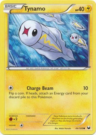 Pokemon Dark Explorers Common Card - Tynamo 44/108