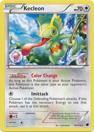 Kecleon 94/116 - Pokemon Plasma Freeze Rare Card