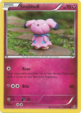 Snubbull 98/162 Common - Pokemon XY Break Through Card