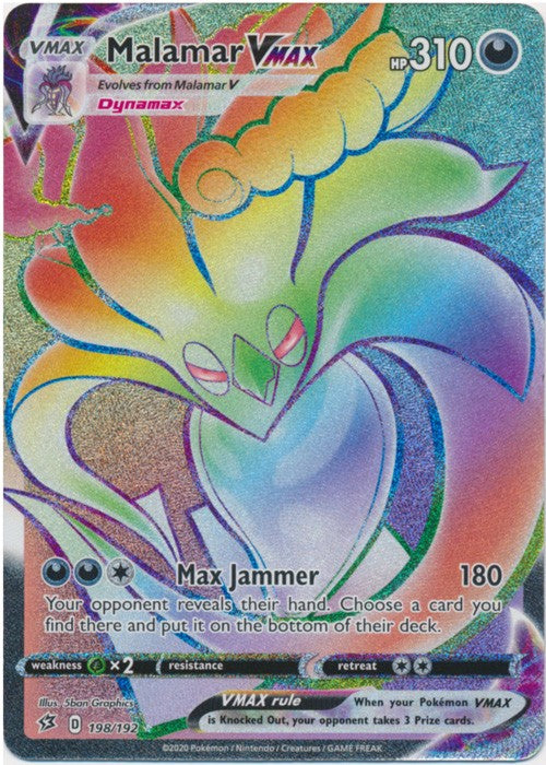 Malamar VMAX (Hyper Rare) - 198/192 Pokemon » SWSH Rebel Clash Ultra Rare