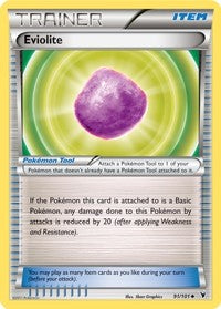 Pokemon Noble Victories Uncommon Trainer Card - Eviolite 91/101