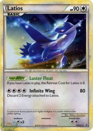 Latios HGSS11 - Pokemon Holo Rare Promo Card