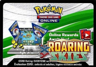 Pokemon XY Roaring Skies Online Code Card