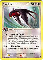 Pokemon EX Deoxys Uncommon Card - Swellow 49/107