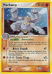 Pokemon EX Power Keepers Holo Rare Card - Machamp 11/108