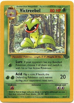 Pokemon Jungle Rare Card - Victreebel 30/64