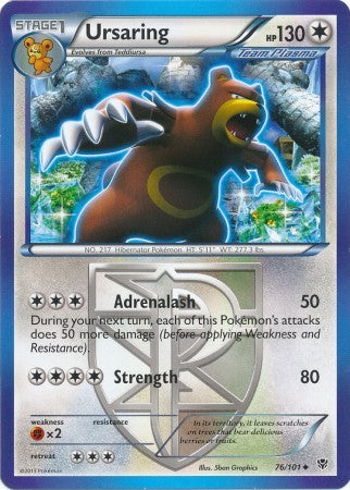 Ursaring 76/101 - Pokemon Plasma Blast Uncommon Card