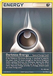Pokemon EX Power Keepers Rare Card - Darkness Energy 87/108