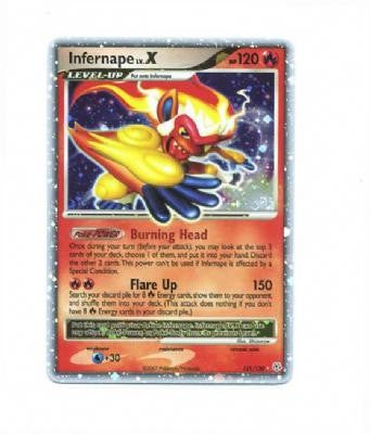 Pokemon Diamond & Pearl Ultra Rare Card - Infernape EX 121/130