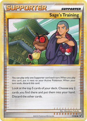 pokemon heart gold trainer card Pokemon Card HeartGold Undaunted Uncommon Sage's Training 77/90 – PokeOrder.com