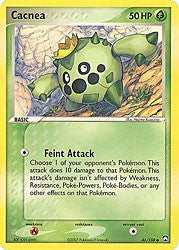 Pokemon EX Power Keepers Common Card - Cacnea 46/108