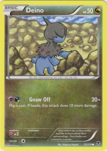 Deino 72/119 - Common Pokemon XY Phantom Forces Card