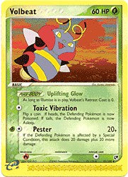 Pokemon Sandstorm Uncommon Card - Volbeat 53/100